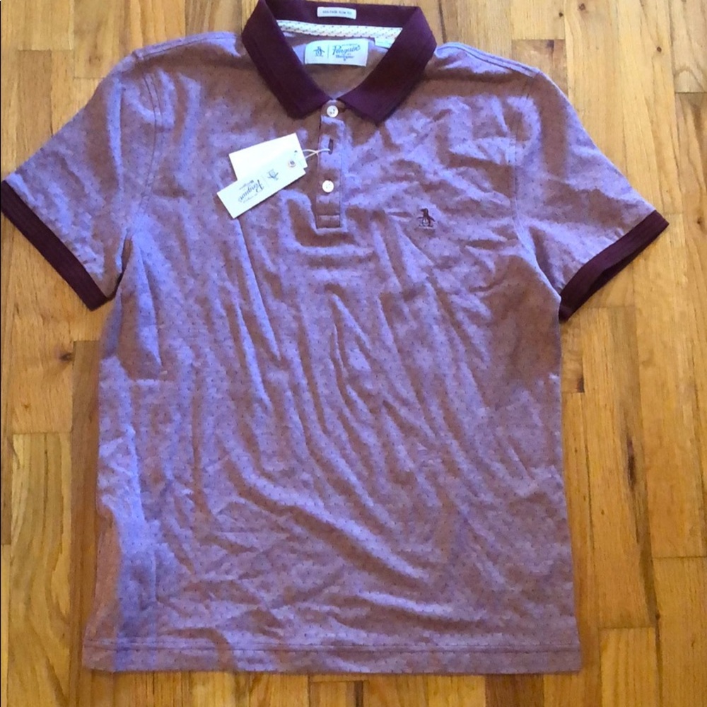 Men’s slim fit polo. Great  color.
